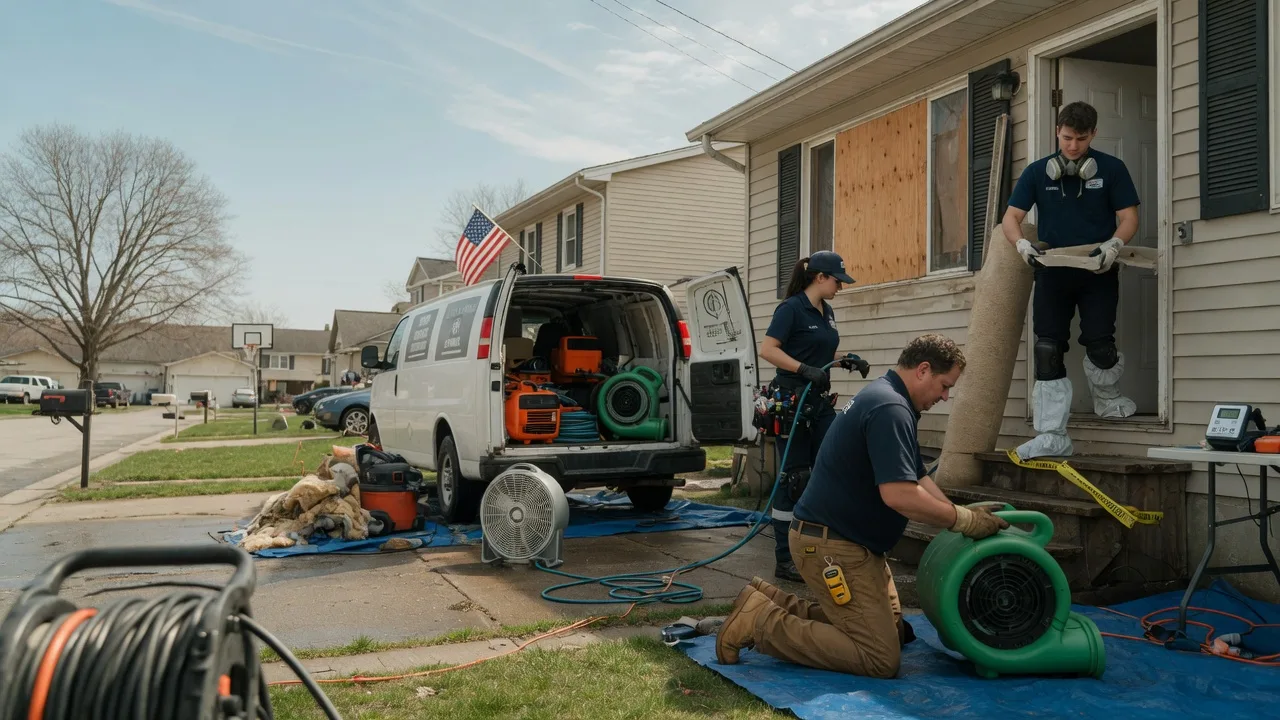 Water Damage Restoration in Burlingame, KS near me